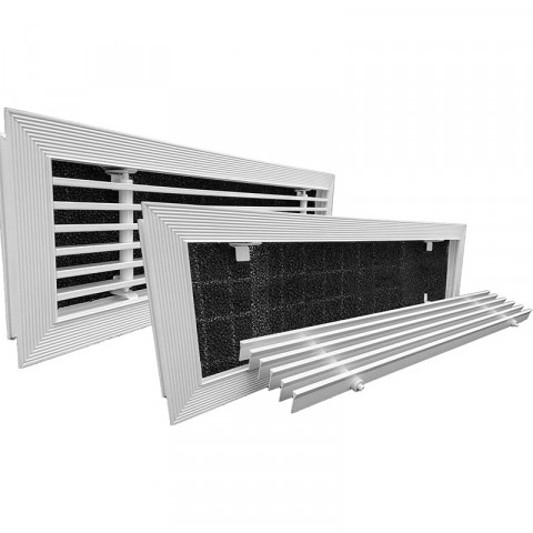 Линейная решетка скрытого монтажа VLLS-S со съемным полотном